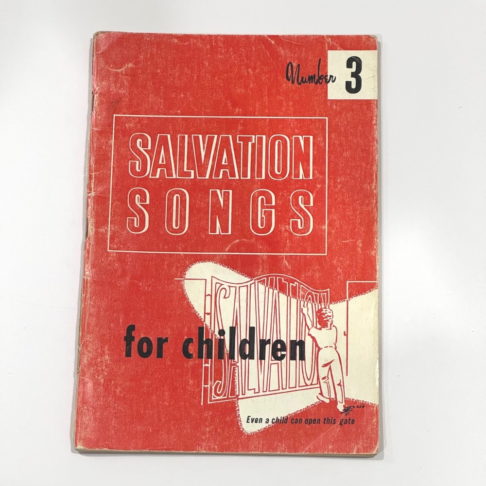 Vintage Salvation Songs for Children Number 3 Songbook 1947 Ruth P. Overholtzer